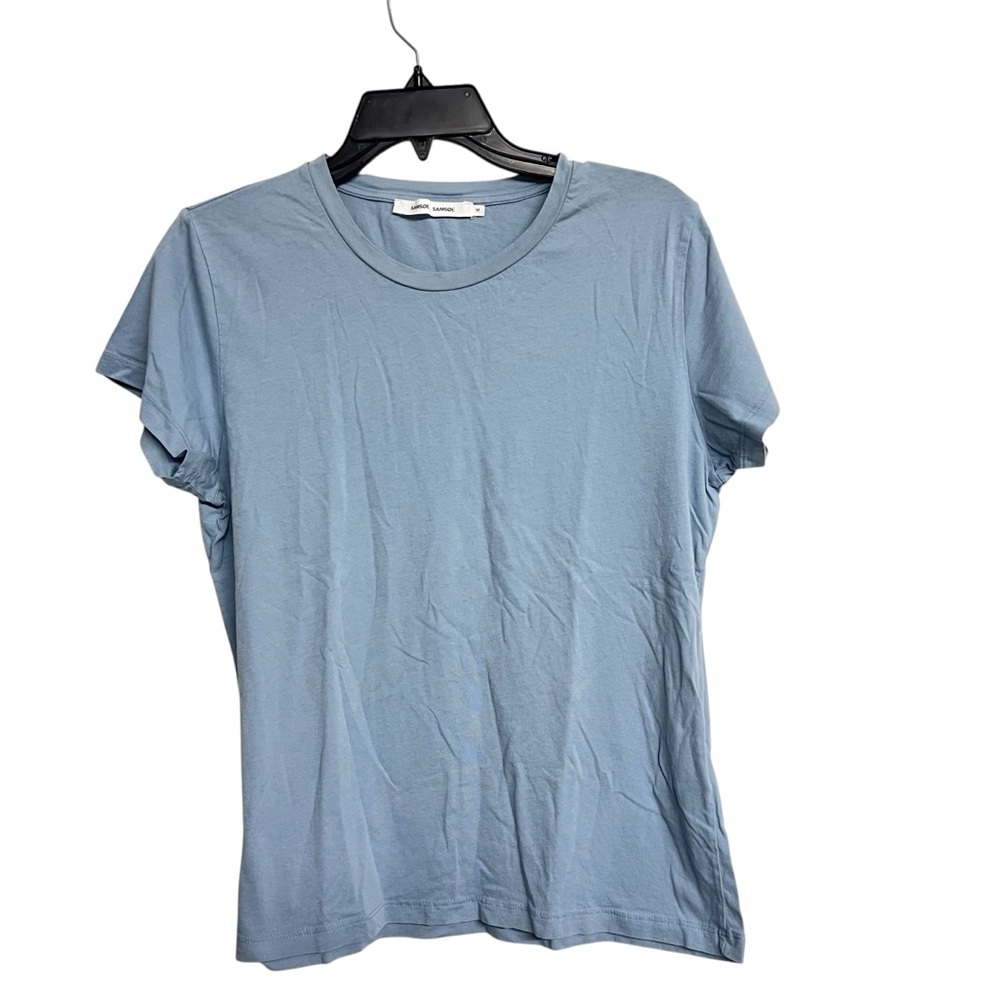 Samsoe Solly Tee Solid 205 T-shirt Damon Shirt Top Blue